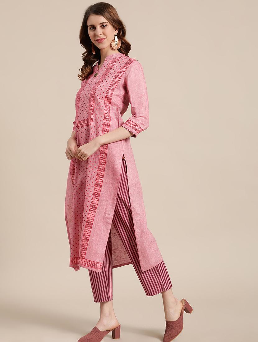 printed kurta palazzo set - 17883774 - Zoom Image - 2