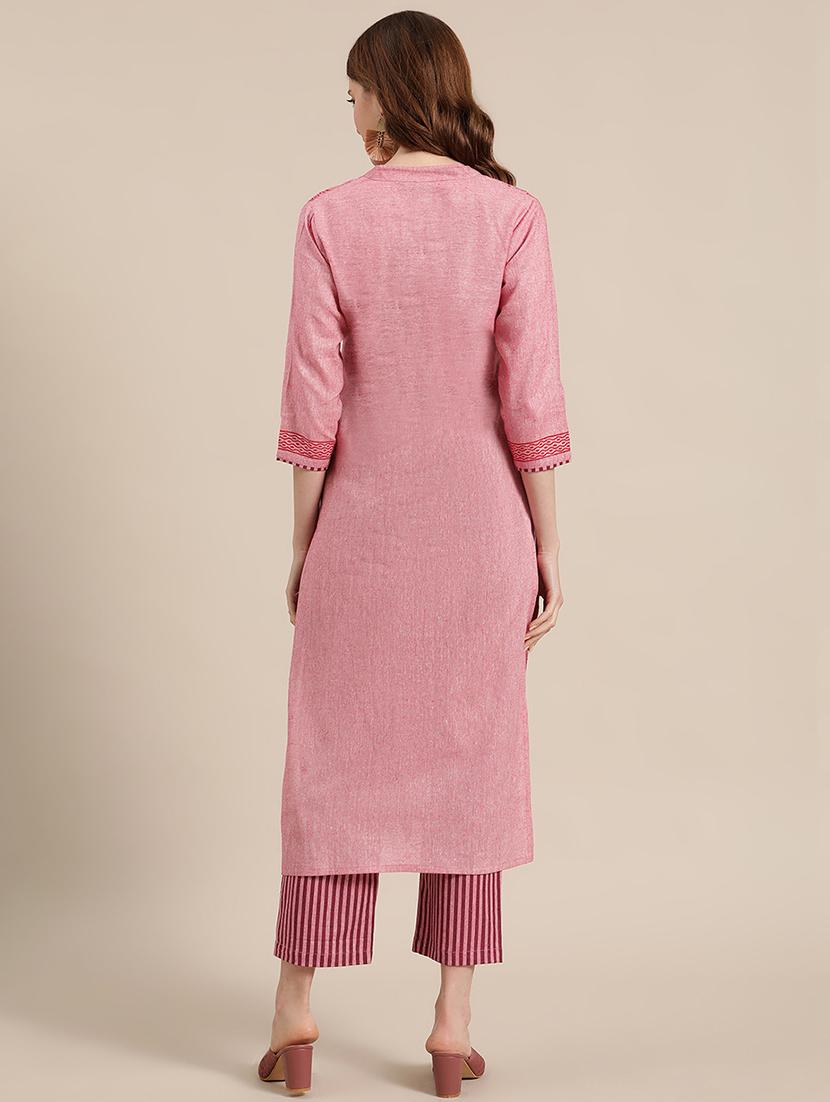 printed kurta palazzo set - 17883774 - Zoom Image - 3