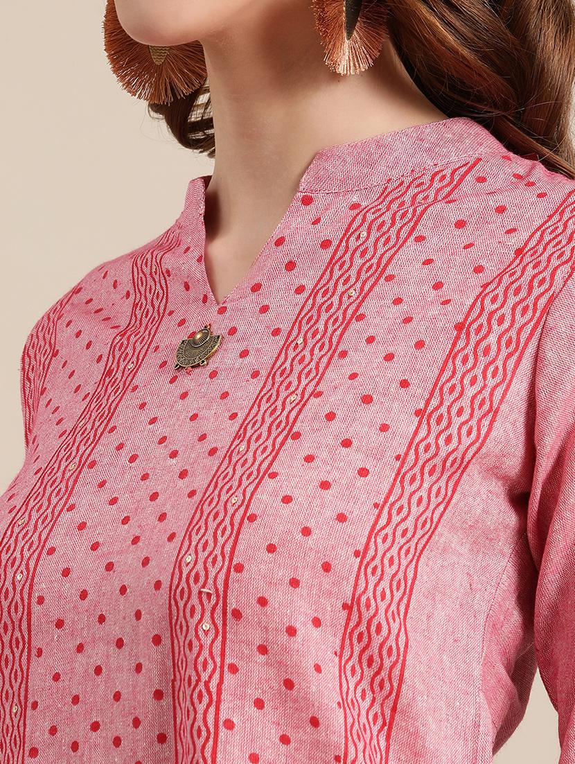 printed kurta palazzo set - 17883774 - Zoom Image - 5