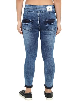 mid rise stone washed denim jean - 17885548 - Standard Image - 4