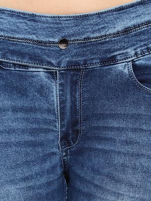 mid rise stone washed denim jean - 17885548 - Standard Image - 7