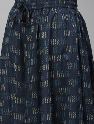 printed kurta palazzo set - 17885990 - Standard Image - 4