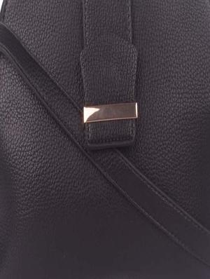 black leatherette (pu) regular handbag - 17886068 - Standard Image - 4