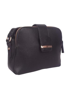 black leatherette (pu) regular handbag - 17886068 - Standard Image - 5