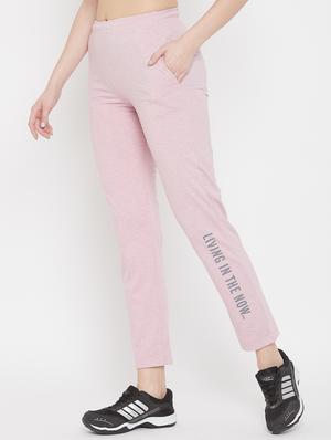 mid rise printed track pant - 17887681 - Standard Image - 2