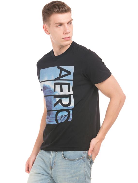black printed t-shirt - 17889276 - Zoom Image - 2
