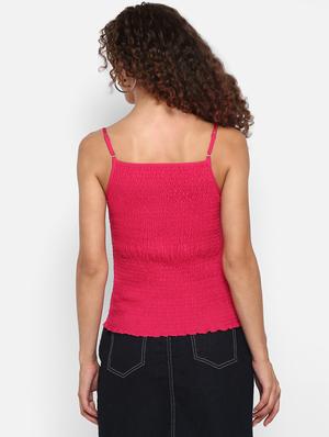 cami neck smocked top - 17892041 - Standard Image - 3