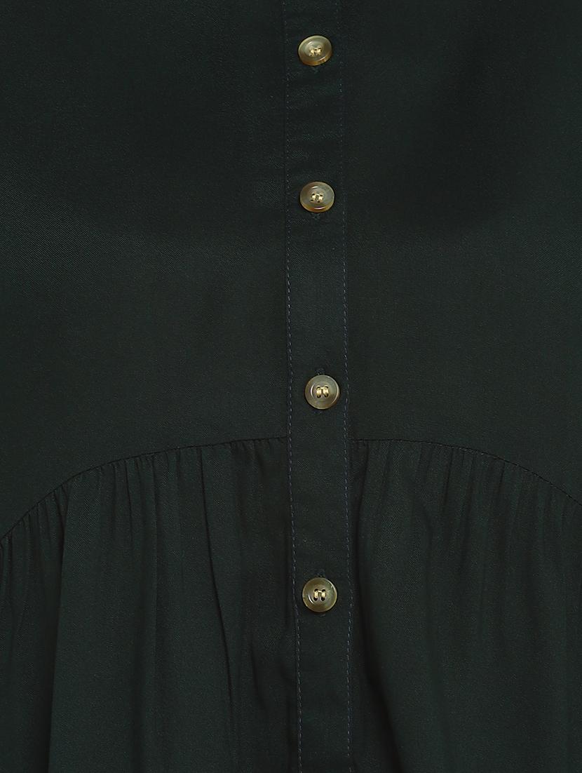 bell sleeved solid top - 17892069 - Zoom Image - 6