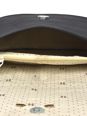 black leatherette (pu) regular sling bag - 17892701 - Standard Image - 4