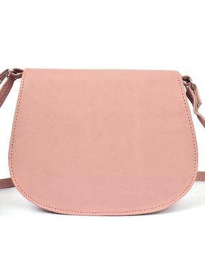 pink leatherette (pu) regular sling bag - 17892704 - Standard Image - 3