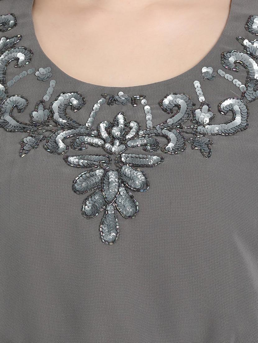 tie front embellished a-line dress - 17892956 - Zoom Image - 6