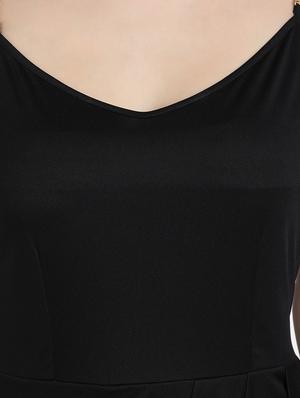 cami neck high slit gown dress - 17892964 - Standard Image - 6