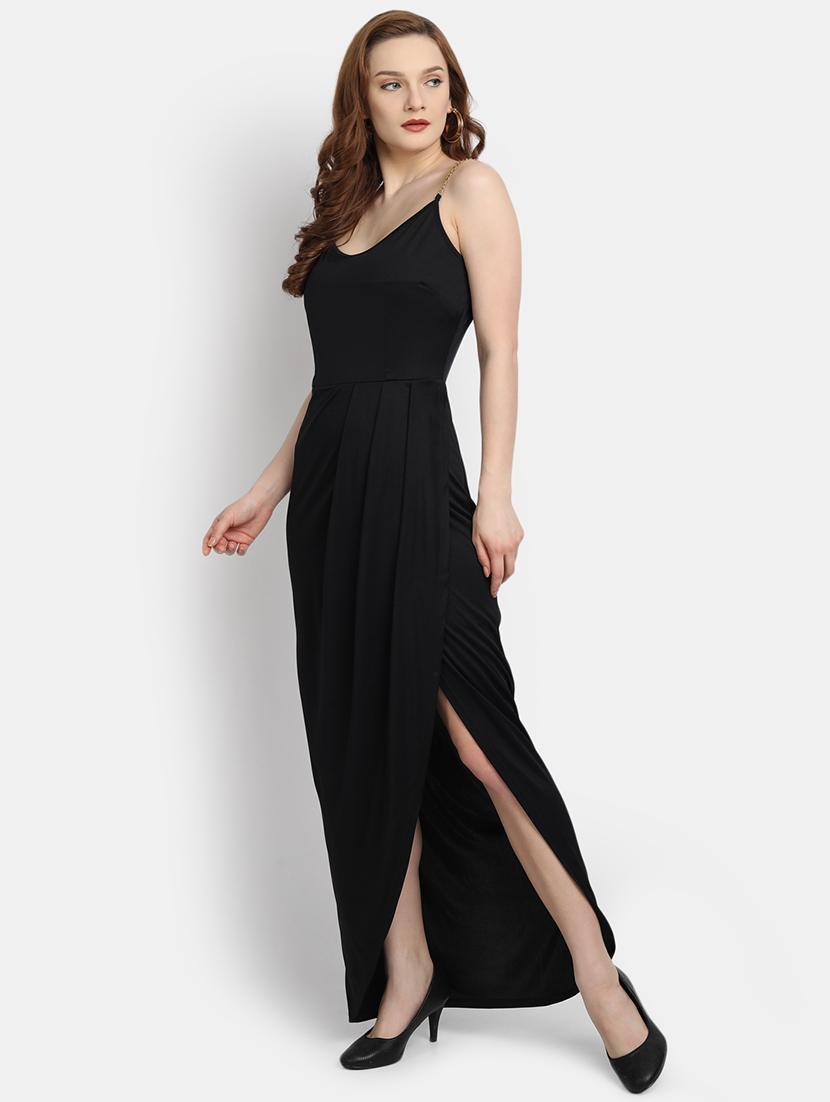 cami neck high slit gown dress - 17892964 - Zoom Image - 5