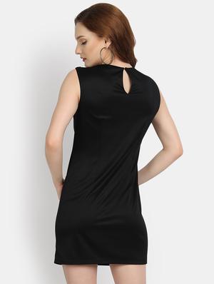 round neck embellished bodycon dress - 17892967 - Standard Image - 4
