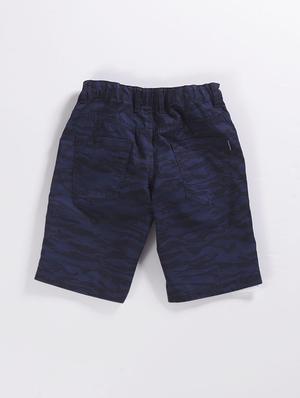 blue solid three fourth shorts - 17893363 - Standard Image - 2