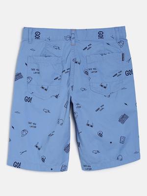blue printed three fourth - 17893389 - Standard Image - 2