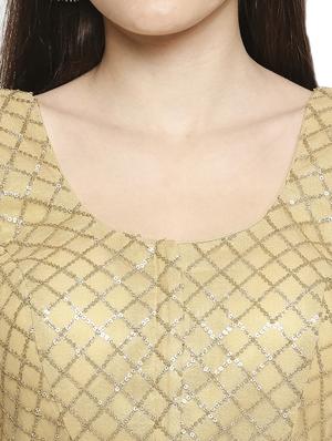 gold net embroidered blouse - 17894387 - Standard Image - 4