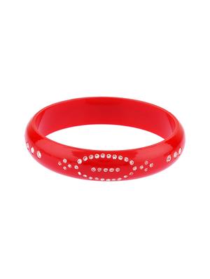 crystal studded acrylic bracelet bangles set (2pc) - 17895010 - Standard Image - 5