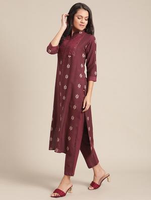 printed kurta pant set - 17895203 - Standard Image - 2
