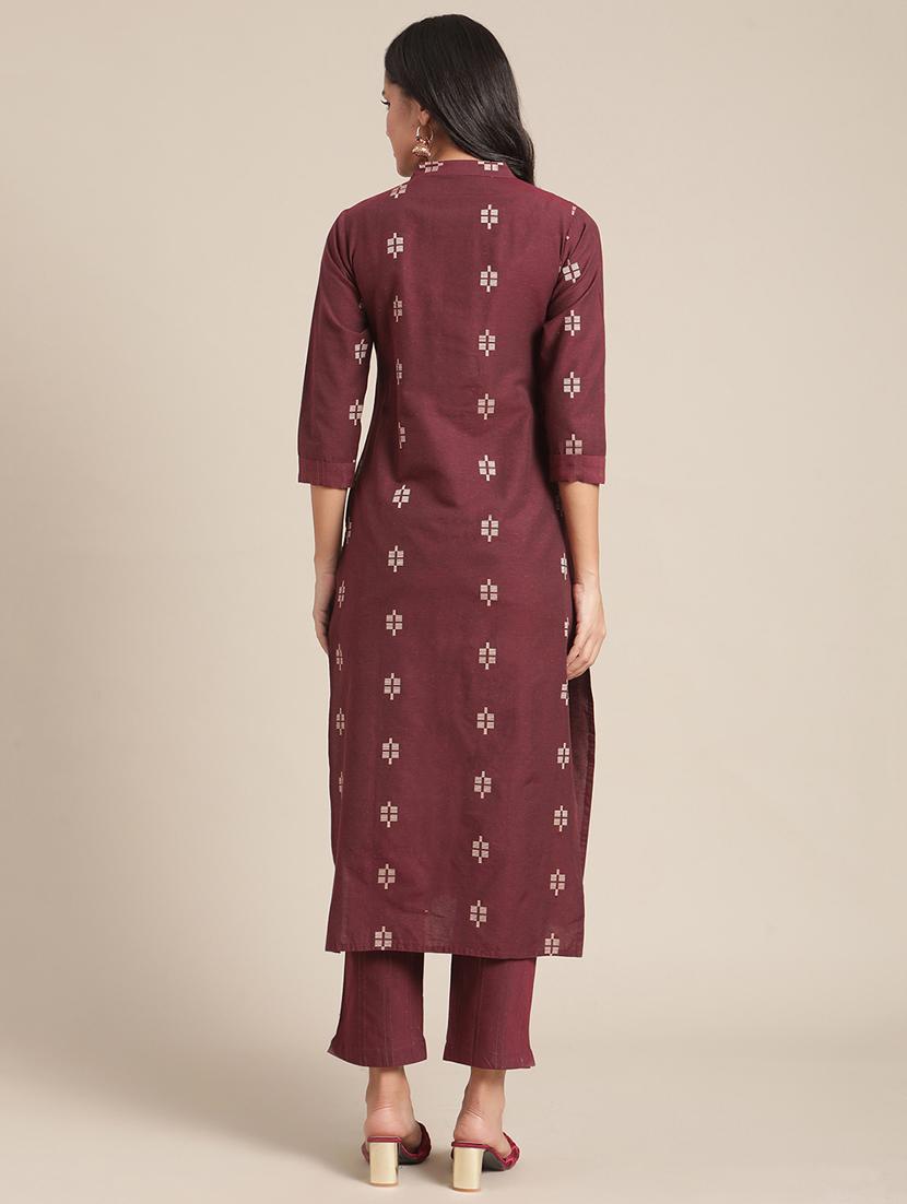 printed kurta pant set - 17895203 - Zoom Image - 3