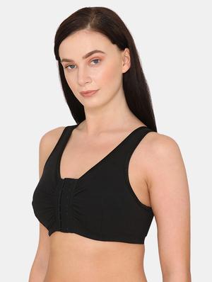 black solid regular bra - 17895231 - Standard Image - 2