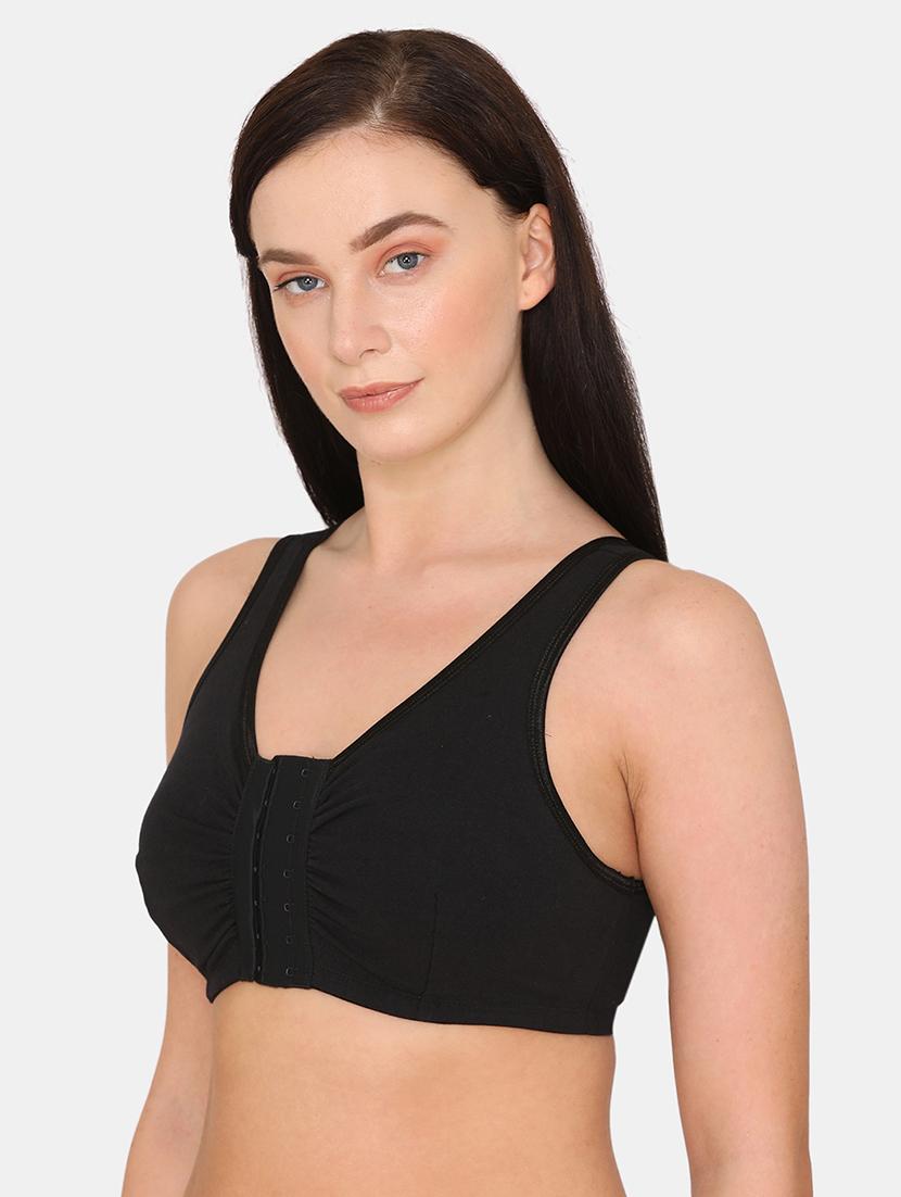 black solid regular bra - 17895231 - Zoom Image - 2