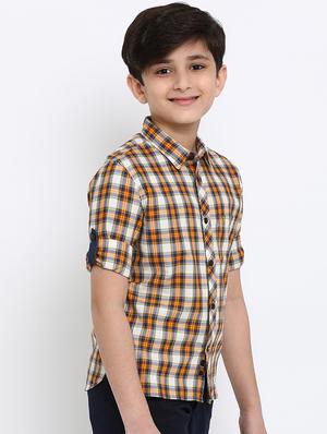 yellow checkered shirt - 17895451 - Standard Image - 2