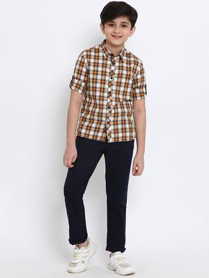 yellow checkered shirt - 17895451 - Standard Image - 4