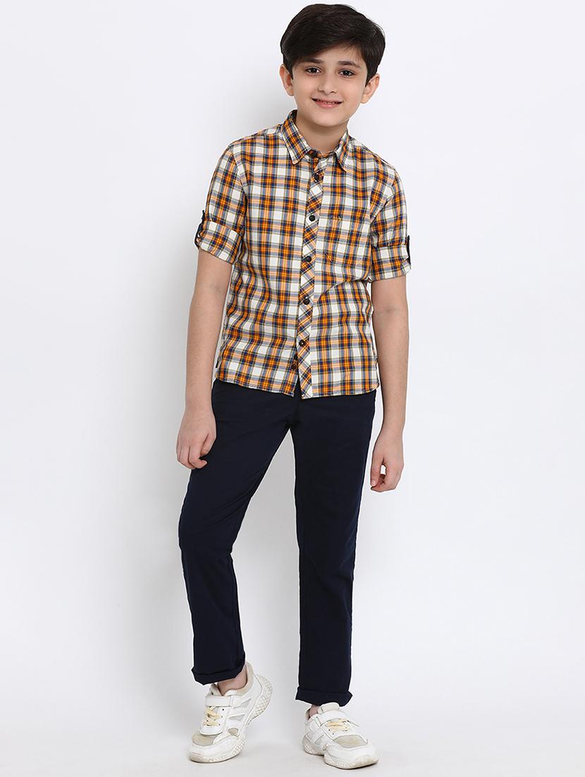 yellow checkered shirt - 17895451 - Zoom Image - 4