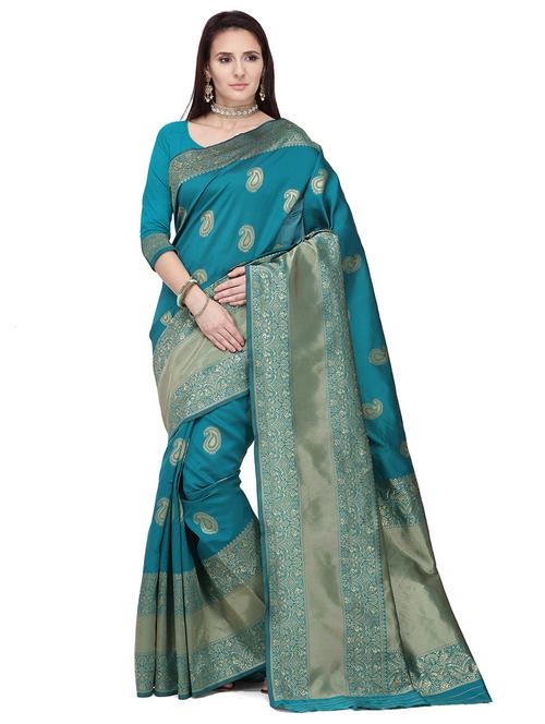 jacquard work banarasi saree - 17895793 - Standard Image - 1