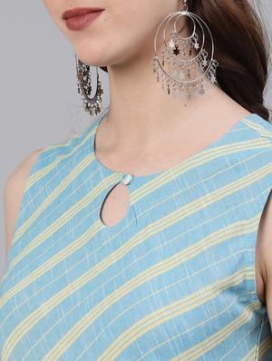 striped kurta palazzo set - 17895878 - Standard Image - 4