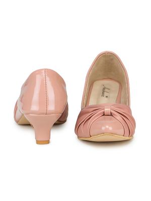 pink synthetic platforms pumps - 17895959 - Standard Image - 5
