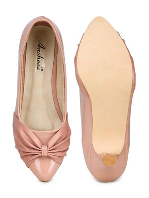 pink synthetic platforms pumps - 17895959 - Standard Image - 6