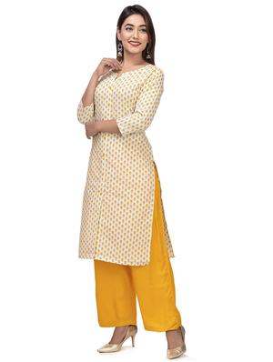 floral straight kurta - 17896294 - Standard Image - 2