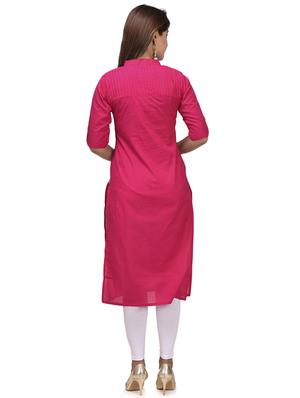 solid straight kurta - 17896295 - Standard Image - 3