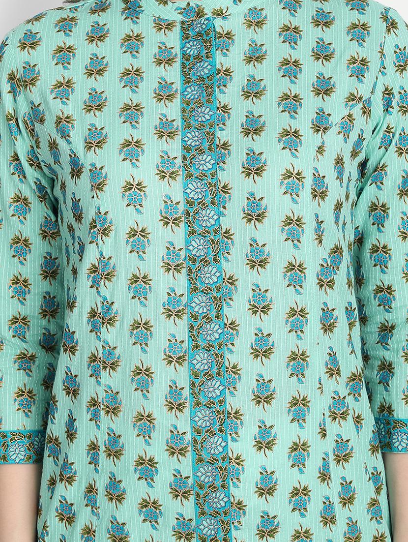 floral kurta palazzo set - 17896515 - Zoom Image - 6