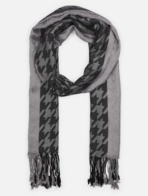 grey printed muffler - 17897359 - Standard Image - 2