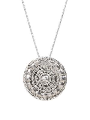 antique pendant chain necklace earrings set for women - 17898475 - Standard Image - 2