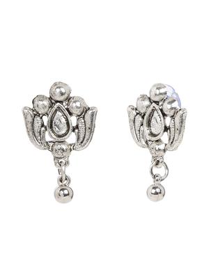 antique pendant chain necklace earrings set for women - 17898475 - Standard Image - 3