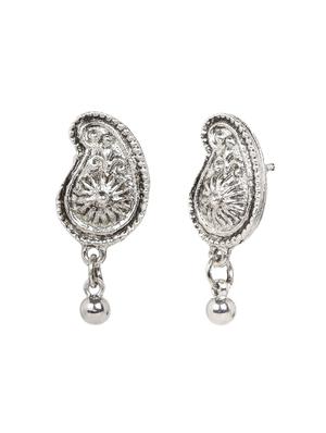 antique pendant chain necklace earrings set for women - 17898477 - Standard Image - 4