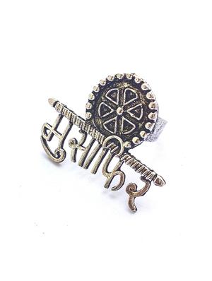 set of 2 oxidised combo earrings - 17898633 - Standard Image - 2