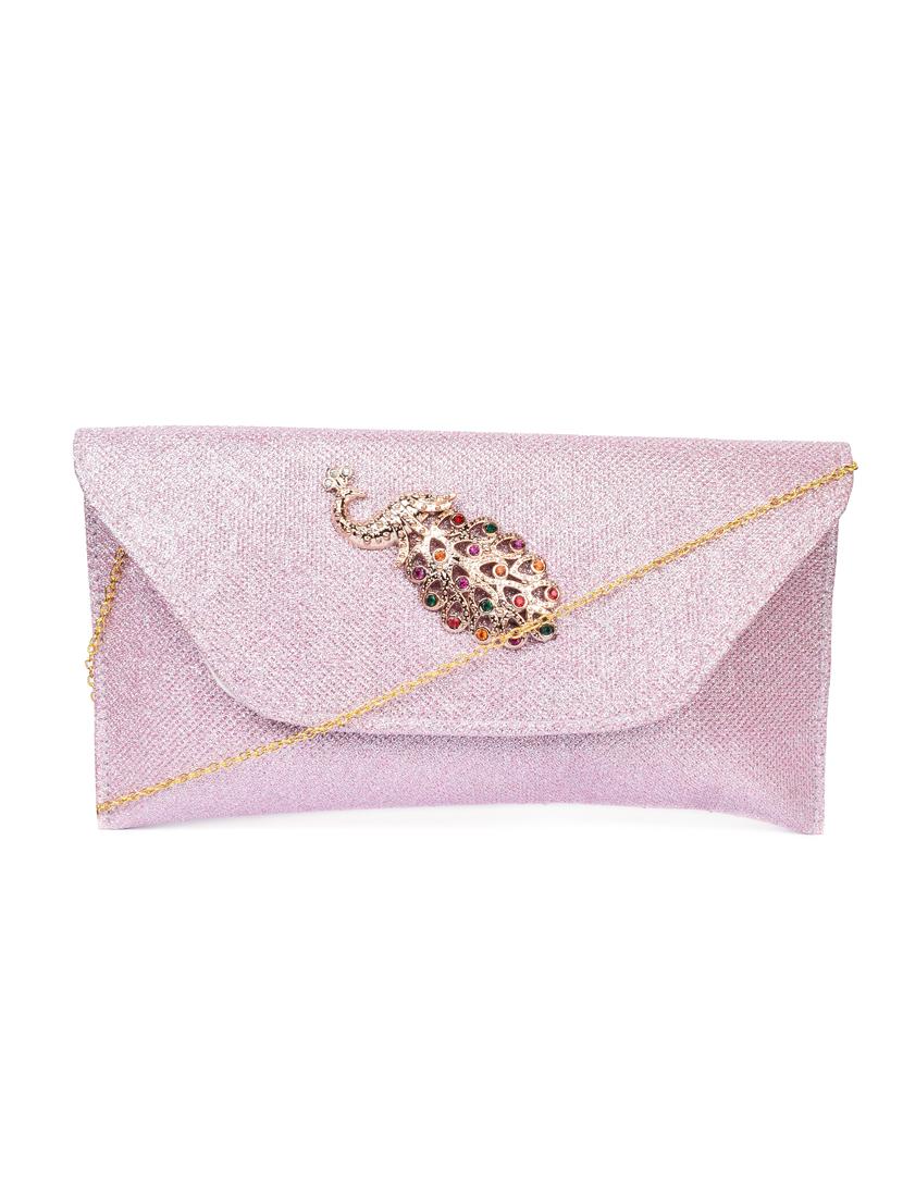 pink leatherette (pu) regular sling bag - 17900159 - Zoom Image - 1