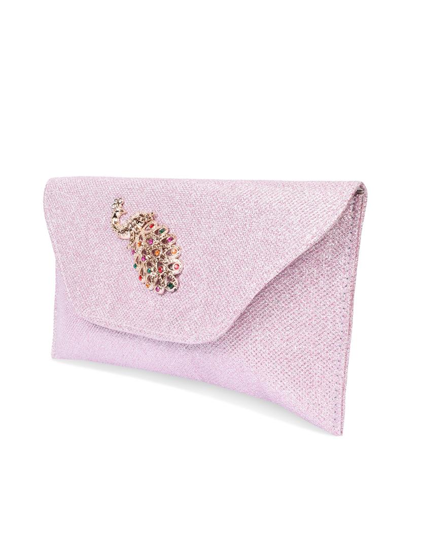 pink leatherette (pu) regular sling bag - 17900159 - Zoom Image - 4