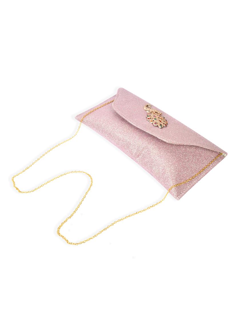 pink leatherette (pu) regular sling bag - 17900159 - Zoom Image - 6