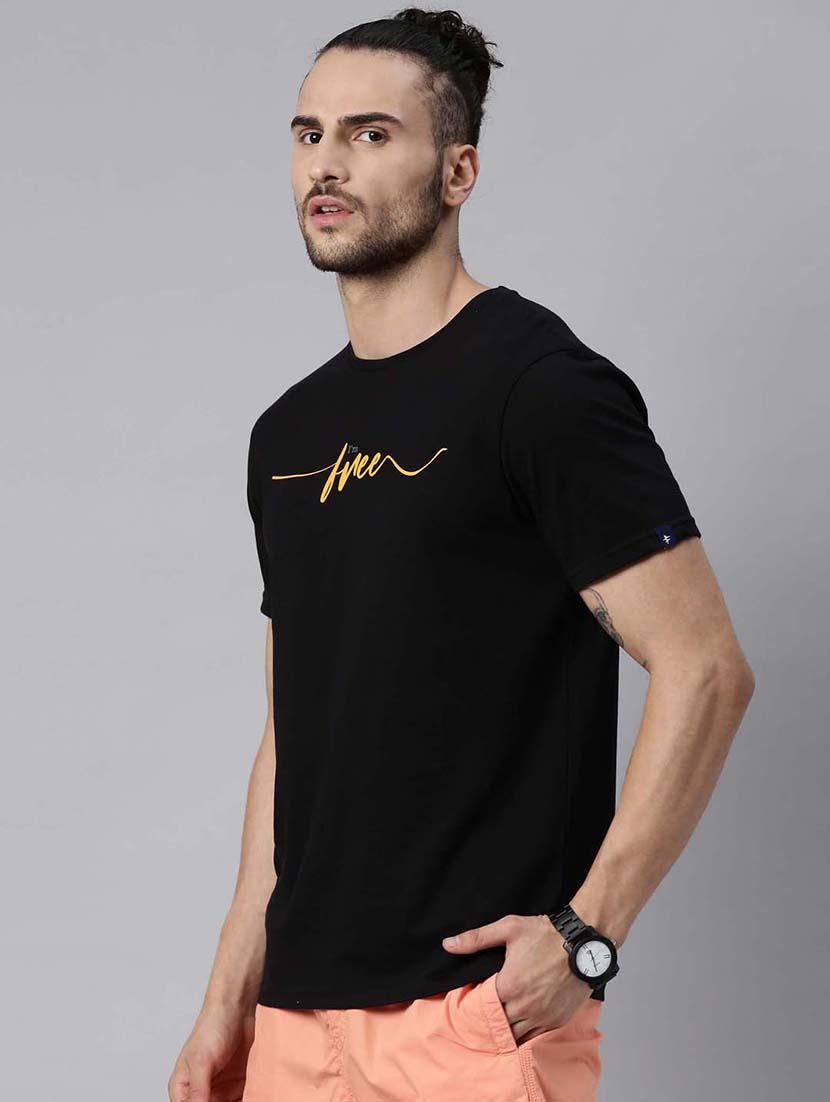 black printed t-shirt - 17901074 - Zoom Image - 2