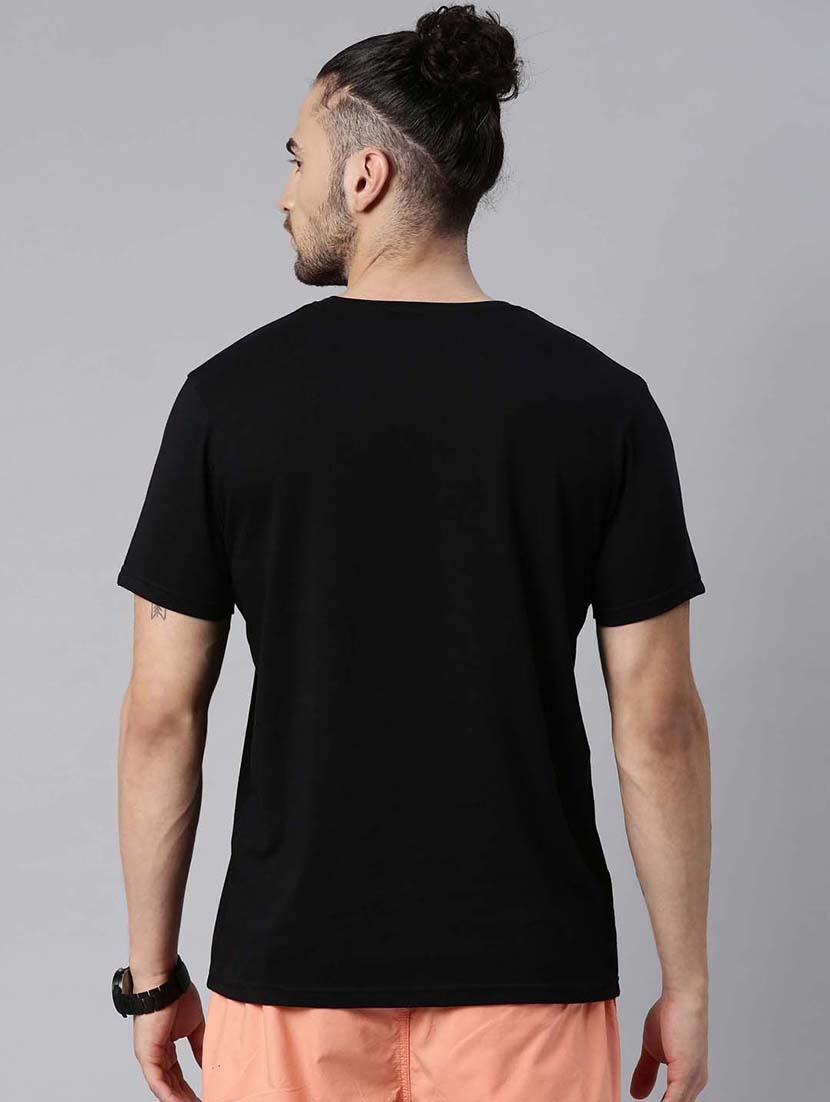black printed t-shirt - 17901074 - Zoom Image - 3