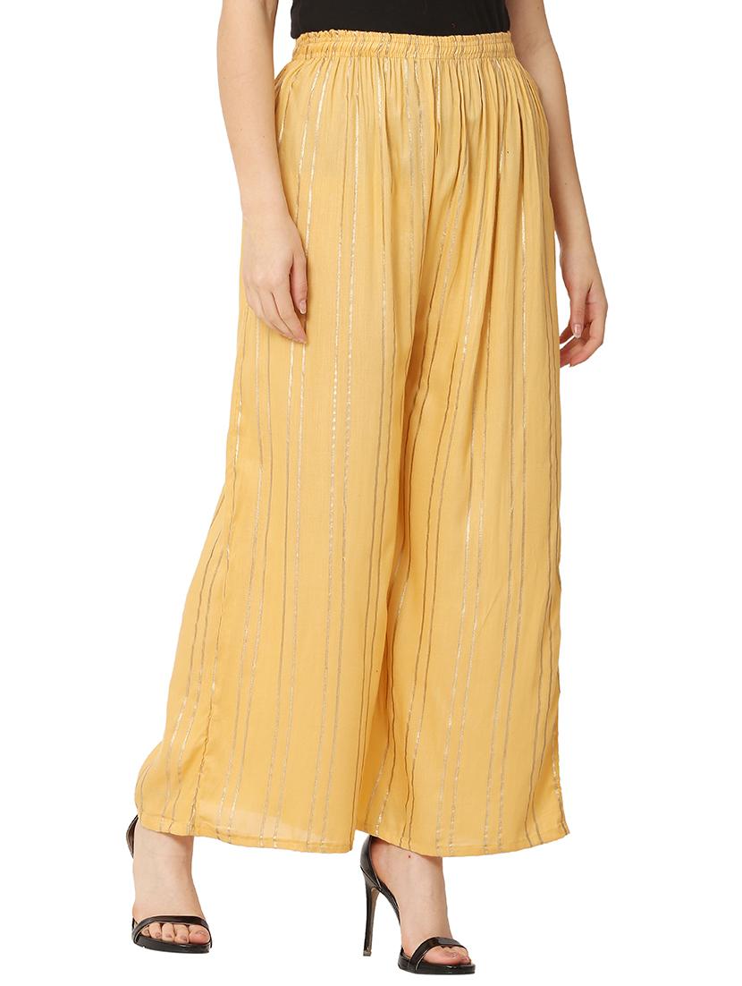 mid rise striped palazzo - 17901754 - Zoom Image - 2