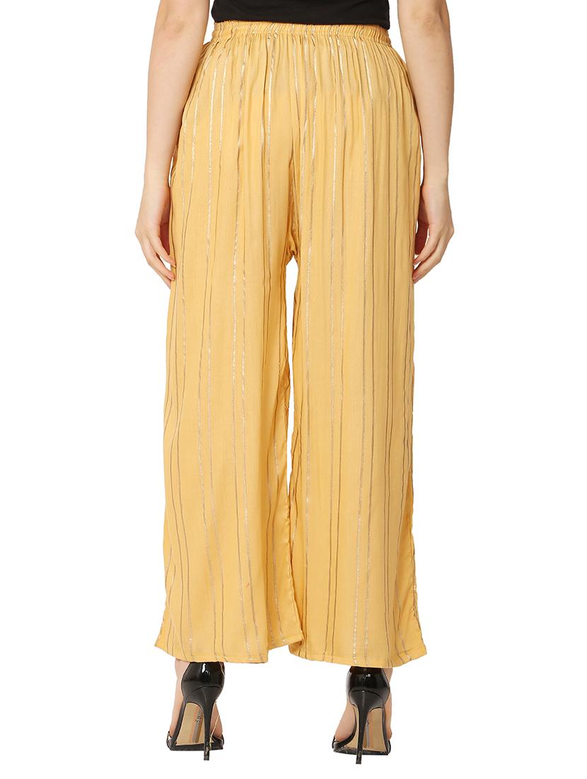 mid rise striped palazzo - 17901754 - Zoom Image - 3