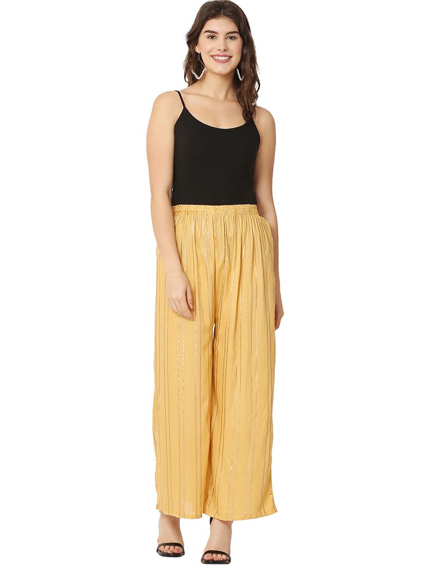 mid rise striped palazzo - 17901754 - Zoom Image - 4
