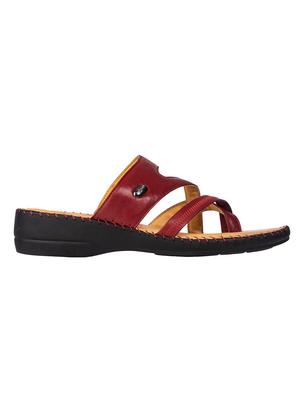 red slip on sandal - 17902147 - Standard Image - 2